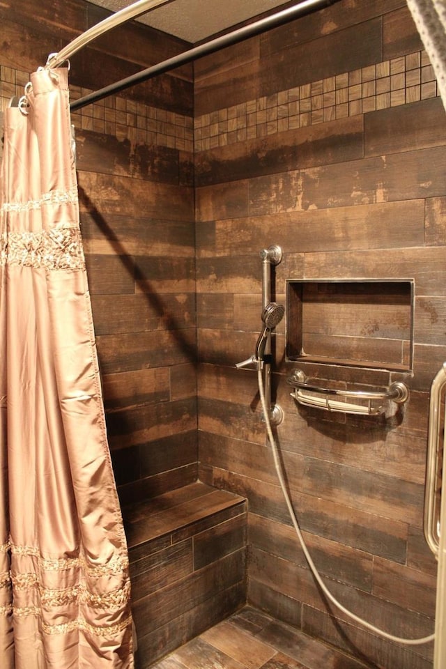 581 Oak Grove Church Rd, Waynesboro, VA 22980 - bathroom featuring a tile shower