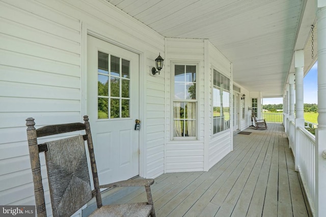  - view of wooden porch