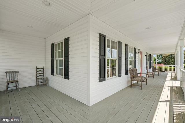  - view of wooden porch