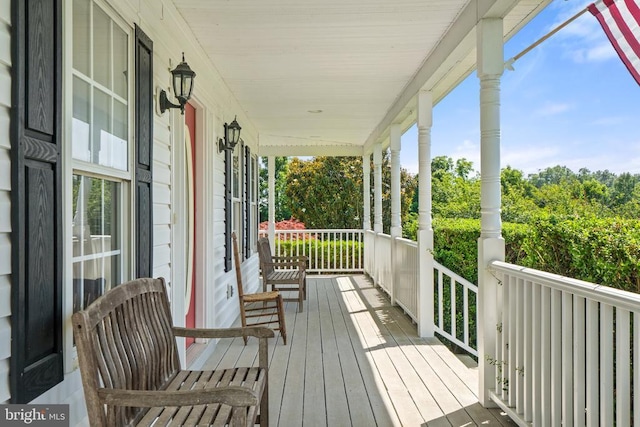  - view of wooden porch