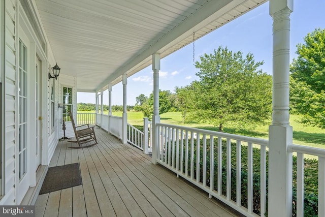  - view of wooden porch