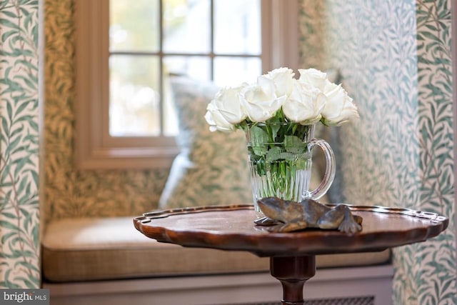 1126 F T Valley Rd, Sperryville, VA 22740 - detailed view of wallpapered walls