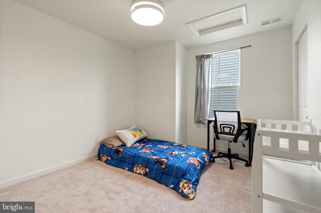 5014 Godwins Landing Dr, Remington, VA 22734 - bedroom with attic access and carpet floors