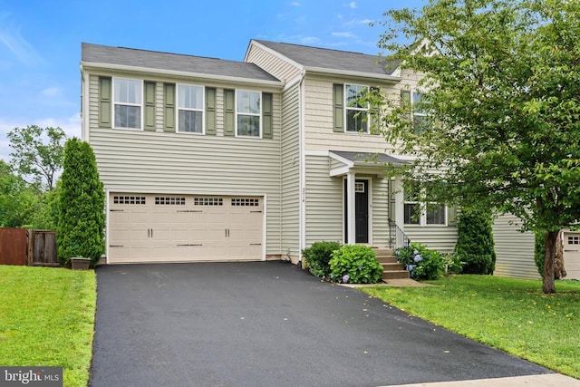 5014 Godwins Landing Dr, Remington, VA 22734 - view of front facade with an attached garage and driveway