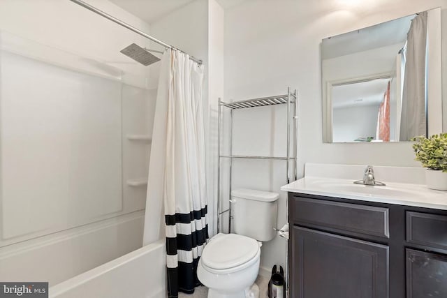 5014 Godwins Landing Dr, Remington, VA 22734 - bathroom with vanity and shower / bath combo with shower curtain