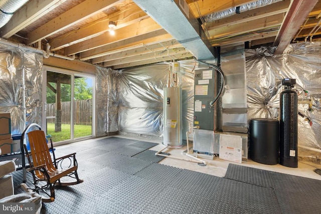 5014 Godwins Landing Dr, Remington, VA 22734 - basement with water heater, a water softener, and heating unit