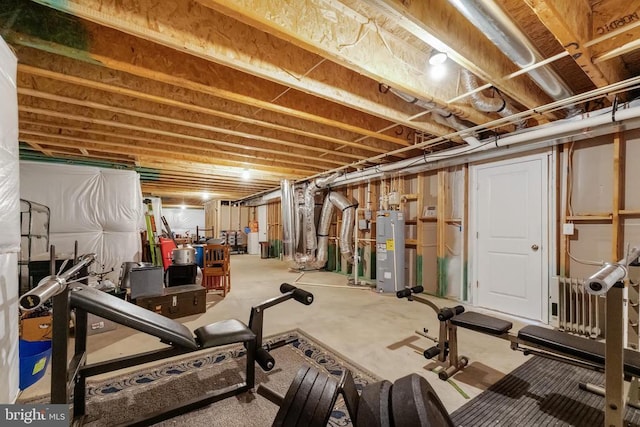 11726 Robin Woods Cir, Spotsylvania, VA 22551 - workout room featuring electric water heater