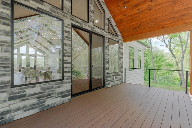 10 Samuel Bears Rd, Weyers Cave, VA 24486 - view of wooden terrace