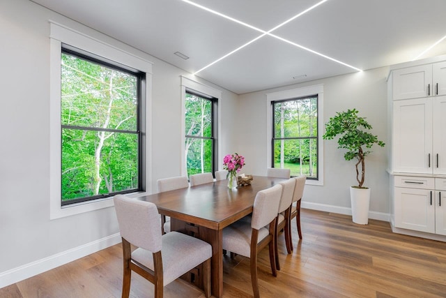 10 Samuel Bears Rd, Weyers Cave, VA 24486 - dining space with baseboards and light wood-style floors
