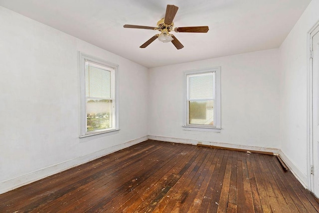 105 Austin Ave, Staunton, VA 24401 - unfurnished room with plenty of natural light, hardwood / wood-style floors, and baseboards