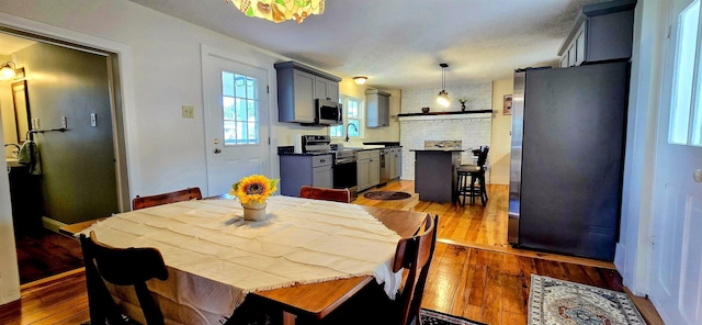 242 1st St, Broadway, VA 22815 - dining area featuring light wood finished floors