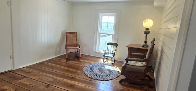 242 1st St, Broadway, VA 22815 - living area featuring hardwood / wood-style flooring and healthy amount of natural light