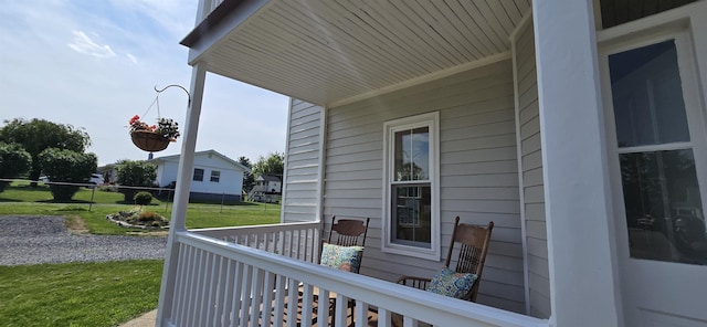 242 1st St, Broadway, VA 22815 - view of wooden porch