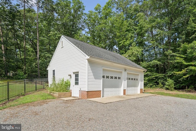 102 Oak Knoll Pl, Bumpass, VA 23024 - view of detached garage