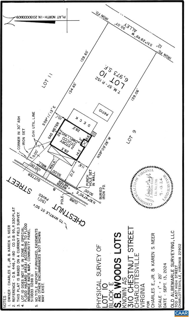 survey map / technical document