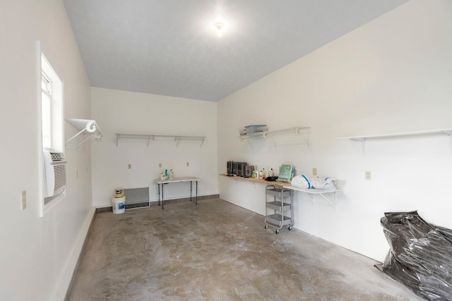 199 Hermitage Rd, Staunton, VA 24401 - garage with cooling unit and baseboards