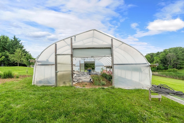 199 Hermitage Rd, Staunton, VA 24401 - view of greenhouse with a lawn