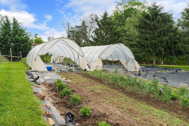199 Hermitage Rd, Staunton, VA 24401 - view of grassy yard featuring an exterior structure and an outdoor structure