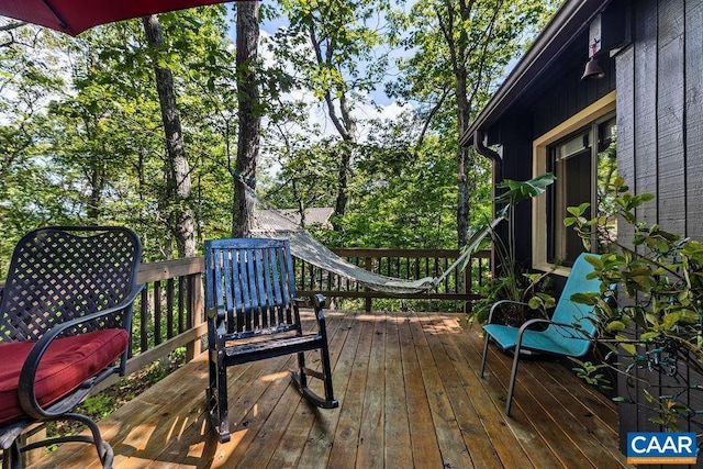 127 Blackrock Cir, Roseland, VA 22967 - view of deck