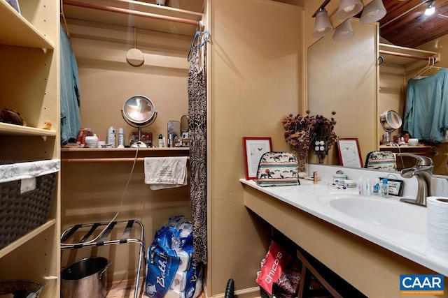 127 Blackrock Cir, Roseland, VA 22967 - bathroom featuring vanity and a shower with curtain