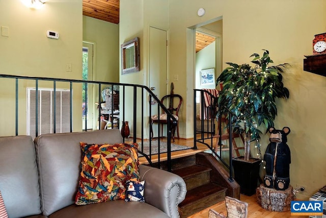 127 Blackrock Cir, Roseland, VA 22967 - staircase featuring wood finished floors