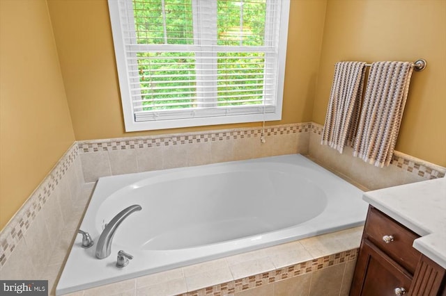9937 Talley Rd, Spotsylvania, VA 22553 - bathroom featuring vanity and a garden tub