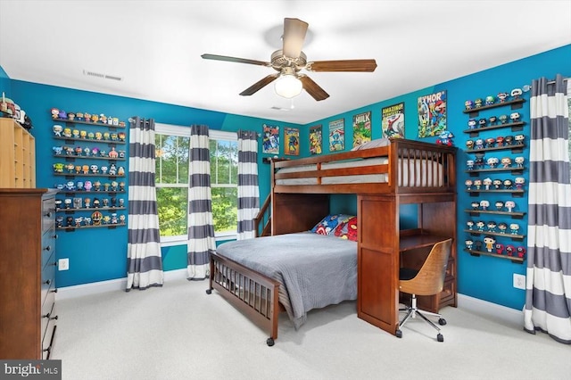 9937 Talley Rd, Spotsylvania, VA 22553 - carpeted bedroom with baseboards and ceiling fan