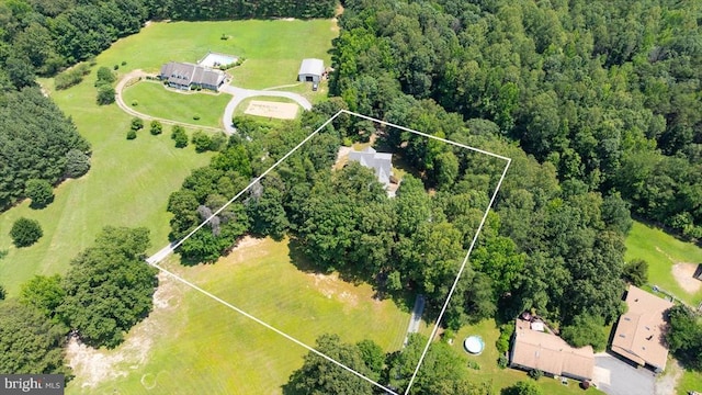 9937 Talley Rd, Spotsylvania, VA 22553 - aerial view of property and surrounding area featuring property boundaries highlighted