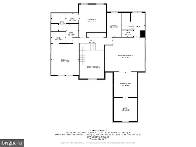9937 Talley Rd, Spotsylvania, VA 22553 - view of property floor plan