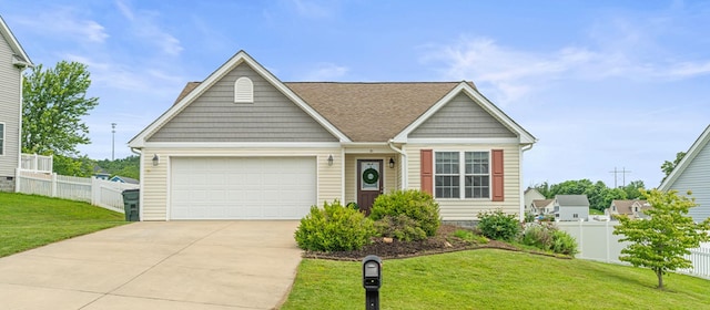 21 Upland Ct, Stuarts Draft, VA 24477 - view of front of house with concrete driveway and a garage