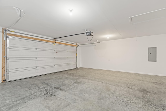 21 Upland Ct, Stuarts Draft, VA 24477 - garage with electric panel and a garage door opener