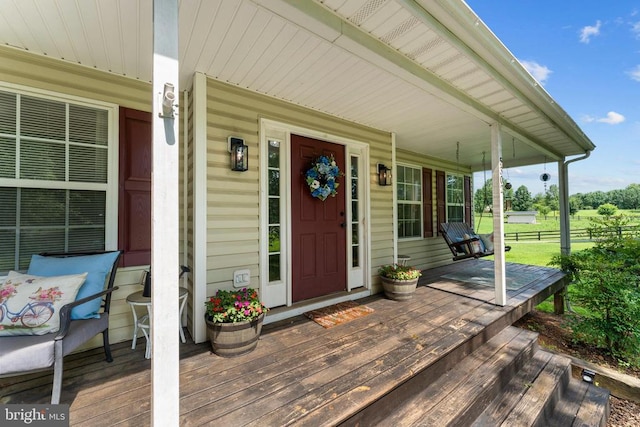 - view of wooden porch