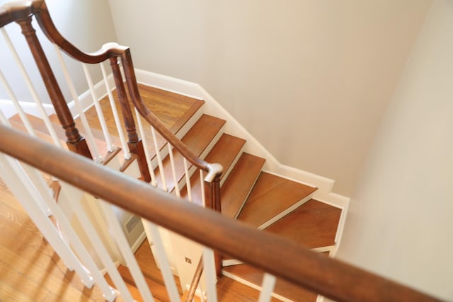 844 Lyndhurst Rd, Waynesboro, VA 22980 - stairway with baseboards