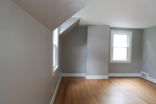 844 Lyndhurst Rd, Waynesboro, VA 22980 - bonus room with light wood-style floors, plenty of natural light, and vaulted ceiling