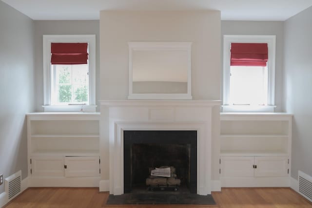 844 Lyndhurst Rd, Waynesboro, VA 22980 - detailed view of a fireplace with flush hearth and wood finished floors