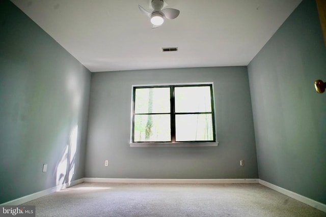 107 Birchside Cir, Locust Grove, VA 22508 - spare room with carpet, baseboards, and ceiling fan