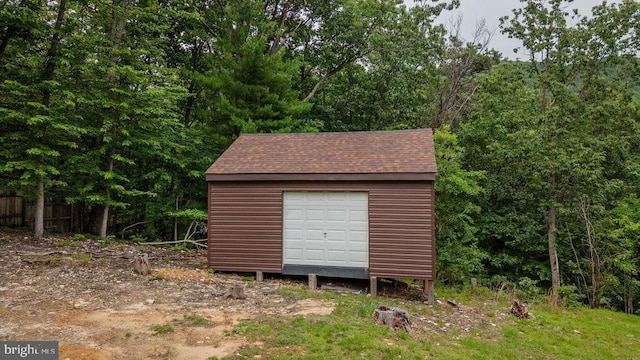 159 Park View Ln, Shenandoah, VA 22849 - garage with a shed