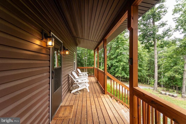 159 Park View Ln, Shenandoah, VA 22849 - view of wooden porch