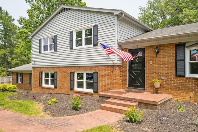 2822 Plantation Ln, Waynesboro, VA 22980 - view of front of home with brick siding