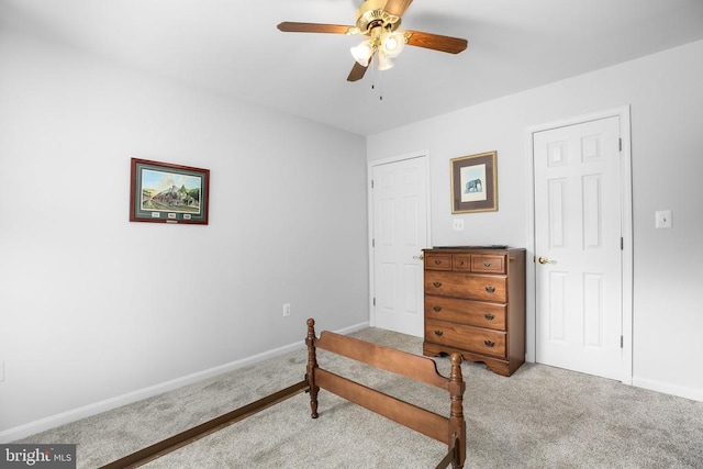 11611 Hampshire Ct, Fredericksburg, VA 22407 - bedroom featuring carpet floors and ceiling fan