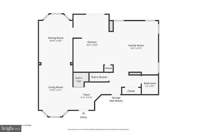 538 Colony Ct, Warrenton, VA 20186 - room layout