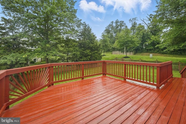 538 Colony Ct, Warrenton, VA 20186 - wooden terrace featuring view of wooded area