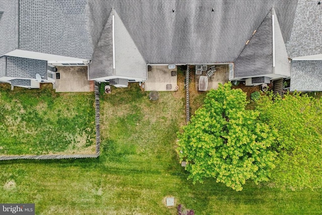 view from above of property