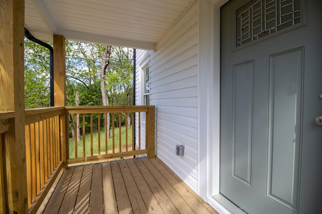 view of deck