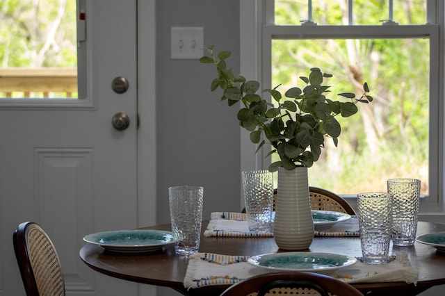 dining area view
