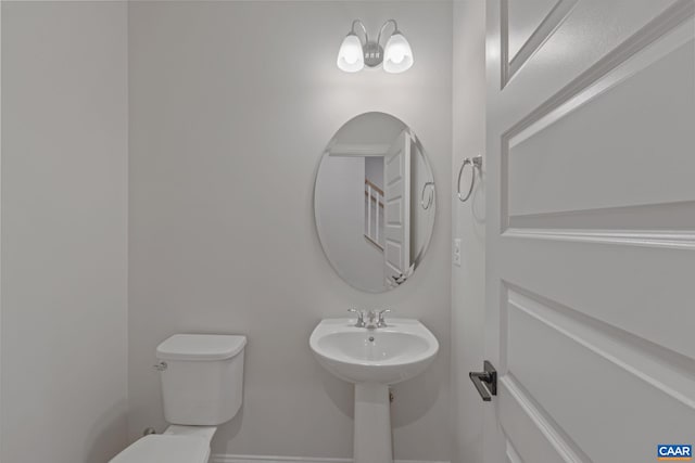 half bath with toilet