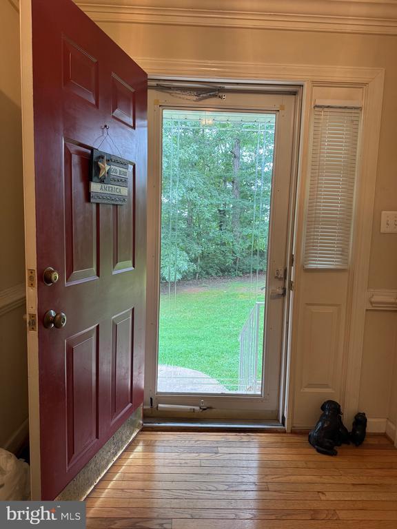 11068 Alum Springs Rd, Culpeper, VA 22701 - foyer entrance featuring hardwood / wood-style flooring