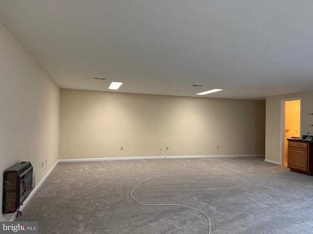11068 Alum Springs Rd, Culpeper, VA 22701 - carpeted spare room featuring heating unit and baseboards