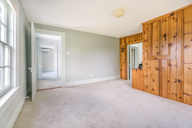 2860 Uphill Dr, Broadway, VA 22815 - empty room with light carpet, a wall mounted AC, and baseboards