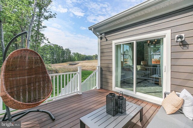 18 Whitehall Blvd, Spotsylvania, VA 22551 - view of wooden deck